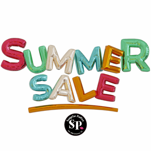 summer sale logo - Surprise Parties