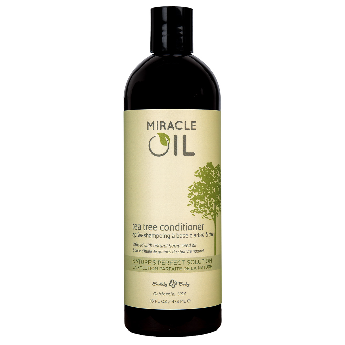 MOC001 MiracleOil TeaTreeConditioner 16oz Front WEB - Surprise Parties
