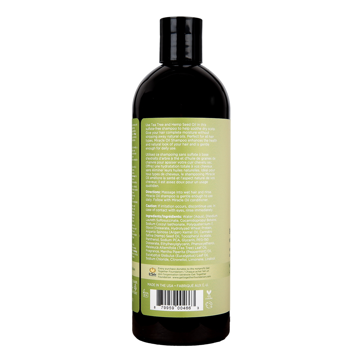 MOS001 MiracleOil TeaTreeShampoo 16oz Side2 WEB - Surprise Parties